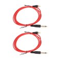 thumbnail image 1 of 2pcs 5.9ft Tattoo Clip Cords Interfaz RAC Profesional Cobre Silicona Tattoo Clip Cobre Core Clip Cable Cable Rotary Tattoo Machine Kit De Fuente De Alimentación(rojo), 1 of 5