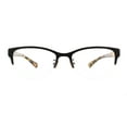 thumbnail image 2 of Coach 0HC5078 Optical Semi Rim Cat Eye Womens Eyeglasses - Size 50 (Satin Black / Transparent), 2 of 2