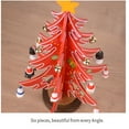 Best Hot Sale Wooden Christmas Tree Tabletop Decoration Mini Ornaments
