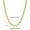 7mm_Gold, variant on 7/9/11mm Men Coffee Beans Marina Link Chain Necklace Gold Plated Stainless Steel