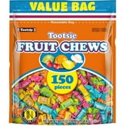 Tootsie Assorted Fruit Chews Candies Standup Bag  150 Pieces– 37oz