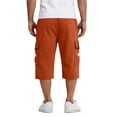 thumbnail image 6 of IAJDKMEK Men's Cargo Shorts with Pockets - Modern Hiking Shorts, Lightweight Running Shorts, and Stylish Casual Shorts for Summer Outings,Wine XL, 6 of 6