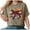 Khaki_1, variant on Godom Halloween T-Shirt Women Graphic Tees Shirt Short Sleeve Casual Funny Halloween Party Shirts