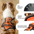 thumbnail image 6 of Astarin Pet No Pull Dog Harness for Small Medium Large Dogs, 2 Leash Clips, Orange, XS, 6 of 8