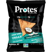 Protes Toasted Coconut Protein Chips 1 oz Bags - Pack of 12