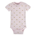 Gerber Baby Girl Short Sleeves Onesies Bodysuits, 8Pack