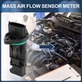 thumbnail image 2 of Unique Bargains Mass Air Flow Sensor Meter MAF Sensor No.55350045 for LANCIA MUSA 2004-2012 Black 1 Pc, 2 of 7