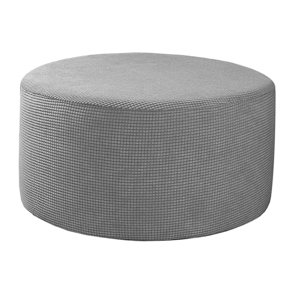 Funda elástica para reposapiés otomano, funda de sofá elástica de forro polar grueso, funda para pedales 48-55cm