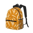 thumbnail image 2 of Lsque Autumn Orange Wheat Classic Casual Backpack - Large Capacity Water-Resistant Backpack for School, Work, Travel, and Outdoor Activities, 2 of 8