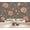 Color 3, variant on Wallpaper Victorian Gothic Deep Blue Damask Dark Peel and Stick Wall Murals 69"H x 96"W Removable PVC Wall Paper Self-Adhesive Wall Paintings Art Decor for Bedroom Living Room