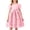 Pink, variant on LWNYDPLSD 4t Princess Dress Long Sleeve Evening Gown Infant Gowns Plus Size White Dress Fairy Dress Thanksgiving Dress Toddler Size 5 Girls Clothes, 4-5 Years
