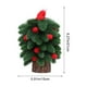 thumbnail image 3 of Adornos navideños, adornos navideños, pequeño adorno para árbol de Navidad, mini árbol de Navidad, decoración navideña, escenario para sala de estar, escritorio, dormitorio, adornos, mini árboles deco, 3 of 7