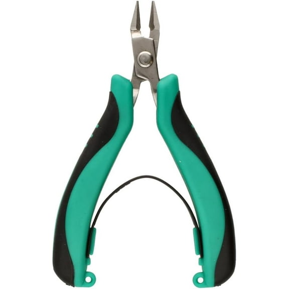 The Beadsmith Side Cutter Tool – Micro Grip Series – 4.5 inches (114mm) – Comfortable Handle with Spring Action Design, Fine Polished Stainless-Steel Head, Quality Tool for Jewelry Making