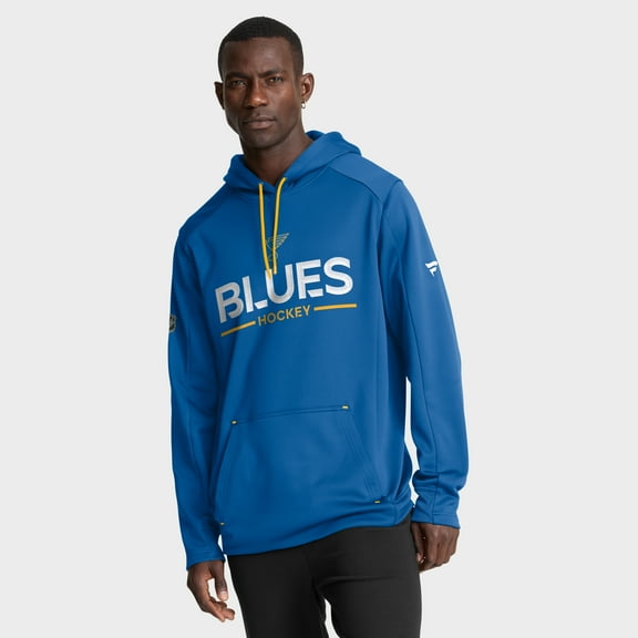 Men's Fanatics Blue St. Louis Blues Authentic Pro Rink Hoodie