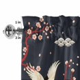 thumbnail image 2 of Valances for Windows Rod Pocket Short Curtain for Bathroom Living Room Bedroom 1 Panel 54x18in, 2 of 9