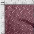 thumbnail image 2 of oneOone Cotton Silk Dark Magenta Fabric Floral Sewing Fabric By The Yard Printed Diy Clothing Sewing Supplies 42 Inch Wide, 2 of 5