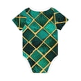 thumbnail image 6 of Rocae Green Mosaic Glass for Baby Cotton Short-Sleeve Bodysuits for Unisex Onesies Bodysuit-18 Months, 6 of 7