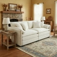 thumbnail image 2 of Homy Casa Chenille Loveseat Sofa, Deep Seat Living Room Couch with Double Cushions & Pillows, 2 of 9