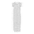 thumbnail image 4 of Under $20 Womens Dresses Summer Saving, Women's Large Pocket Print Color Dress Sexy Round Neck Short Sleeved Dress(White,XXXXXL), 4 of 5
