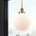 thumbnail image 2 of 201S-BB-G173 Innovations Lighting Fulton - 1 Light Stem Hung Mini Pendant In Industrial Style-9 Inches Tall and 7 Inches Wide-Brushed Brass, 2 of 3