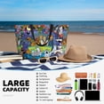 thumbnail image 4 of Lsque Scooby-Doo Beach Travel Bag - Water-Resistant, Large Capacity Lightweight Tote with 7 Pockets for Women and Men - Perfect for Beach, Pool, Gym, and Travel, 4 of 6