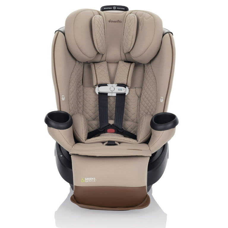 Revolve360 Extend All-in-One Rotational Car Seat with Green & Gentle Fabric  (Travertine) - Walmart.com