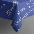 thumbnail image 5 of Math Equations Physics Diagrams Blue Pattern Square Tablecloth,Waterproof Square Table Cover,Wipeable Spillproof Washable Table Cover for Home Kitchen Party Decor 42"X42"(107x107cm), 5 of 6