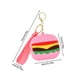 thumbnail image 3 of Llaveros Colgantes de simulación de silicona Hamburguesa Bolso de muñeca lindo Dibujos animados creativos Encantador Decorar a la moda Ropa, zapatos y accesorios Miscelánea Rosado 16 CM Guardurnaity AP014210-01, 3 of 6