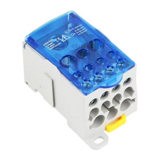 Din Rail Terminal Case Block Distribution Box, Electrical Junction Box for Power 11 output 500A
