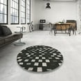 thumbnail image 3 of Ahgly Company Indoor Rectangle Patterned Black Novelty Area Rugs, 5' x 7', 3 of 6