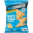 thumbnail image 3 of (7 pack) PopCorners No Artificial Colors or Flavors White Cheddar Popped Corn Chips Bag, 7 oz, 3 of 11