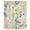 Light Beige Dark Blue Light Yellow, variant on Seasonal Botanical Blooms Sheer Curtains 45 Inches Long, Blue Yellow Flowers Light Filering Curtains, Breathable Simi Curtain Privacy Drapes for Kitchen Bathroom Lightweight Small Window Treatment