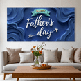 thumbnail image 5 of Decorative Design Happy Father's Day Banner Polyester Material Celebration Banner Blue Theme for Father's Day Holiday Indoor Decoration, 5 of 7