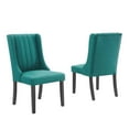 thumbnail image 3 of Modway Renew Parsons Fabric Dining Side Chairs - Set of 2 in Beige, 3 of 10