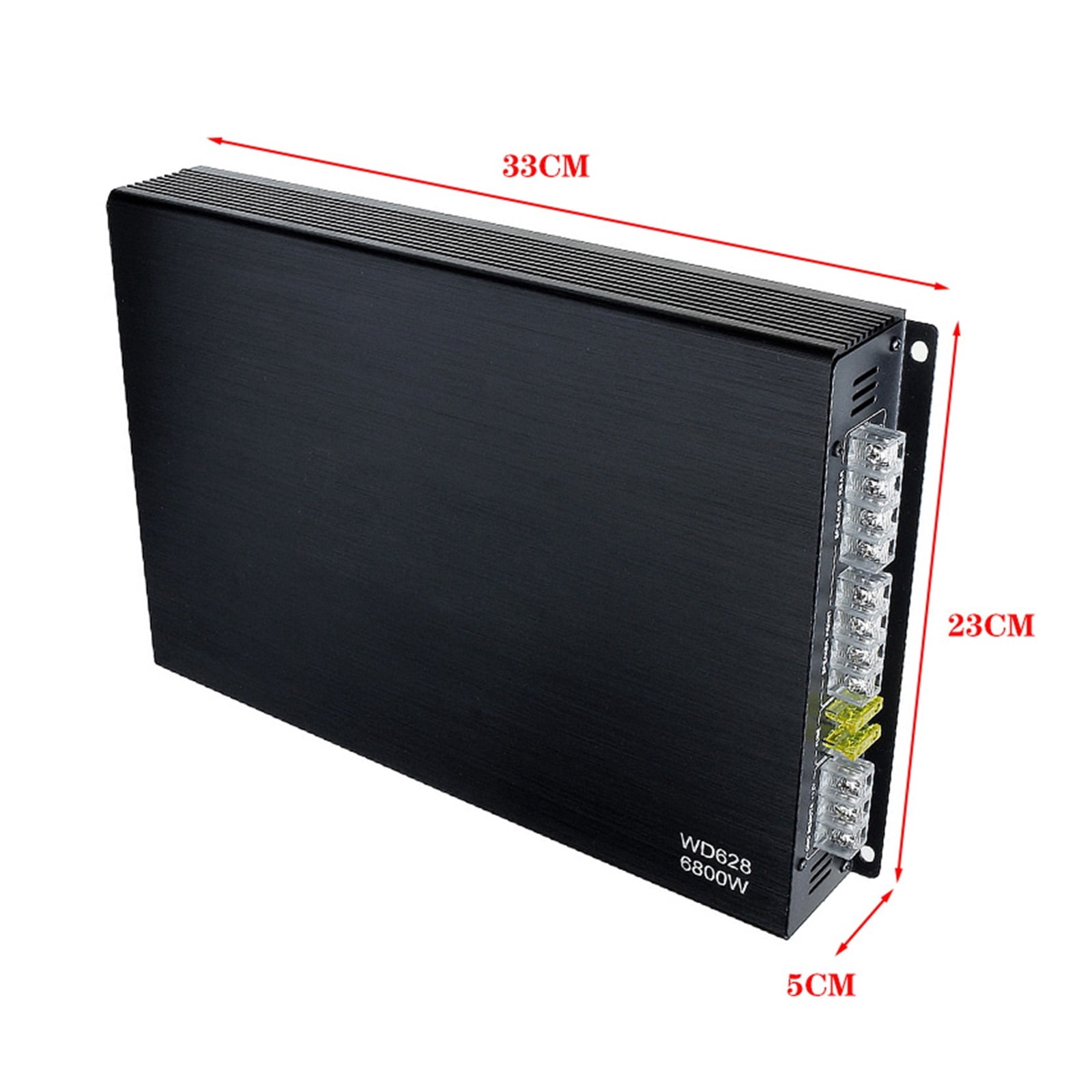 6800W 4 Channel Car Sound Amplifiers DC 12V Class A/B Home Subwoofer Audio Stereo Bass Speaker Car Audio Amplifier