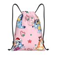 thumbnail image 1 of Pofeuu Bluey for Water-Resistant 210D Drawstring Bag Compact Foldable Design Gym Yoga Travel Essentials Lightweight Carryall-Small, 1 of 6
