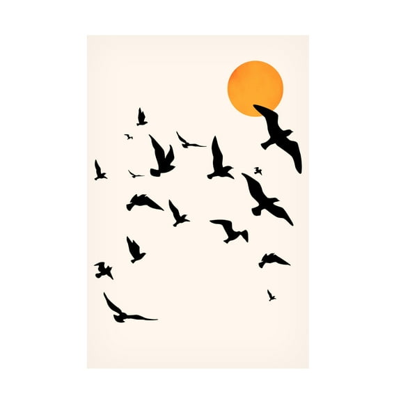 Trademark Fine Art Kubistika Dancing In the Sky Canvas Wall Art