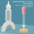 thumbnail image 4 of mmirethe Silicone Pet Nursing Bottle Kit Replacement Pets Nipples Nursing Syringes with Clear Scale Kittens Puppies Rabbits Type 3, 4 of 6