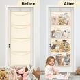 thumbnail image 4 of WarmHaven  Wide Over The Door Stuffed Animal Storage, Cotton Toy Organizer for Plush Toys, Baby Supplies, Stuffed Animal Holder with 5 Large Pockets, Hanging Door Organizer for Nursery, Bedroom, 4 of 12