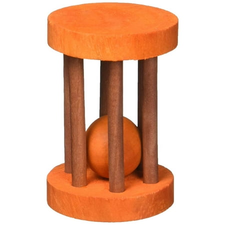 Fun Roller Toy WARE BIRD/SM AN Barrel Roller Small Animal Chew, Fun toy for rabbits guinea pigs chinchillas hamsters gerbils mice and pet rats By WARE BIRDSM AN ()