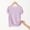 c01Purple, variant on LNWUY Children's Solid Color Round Neck Short Sleeve T-Shirt Summer Breathable Comfortable Top Shirt 2-13 Y Gray 12 Years