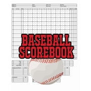 Baseball Scorebook: 100 Scoring Sheets For Baseball and Softball Games, Glover's Scorebooks, Large (8.5X 11), (Paperback)