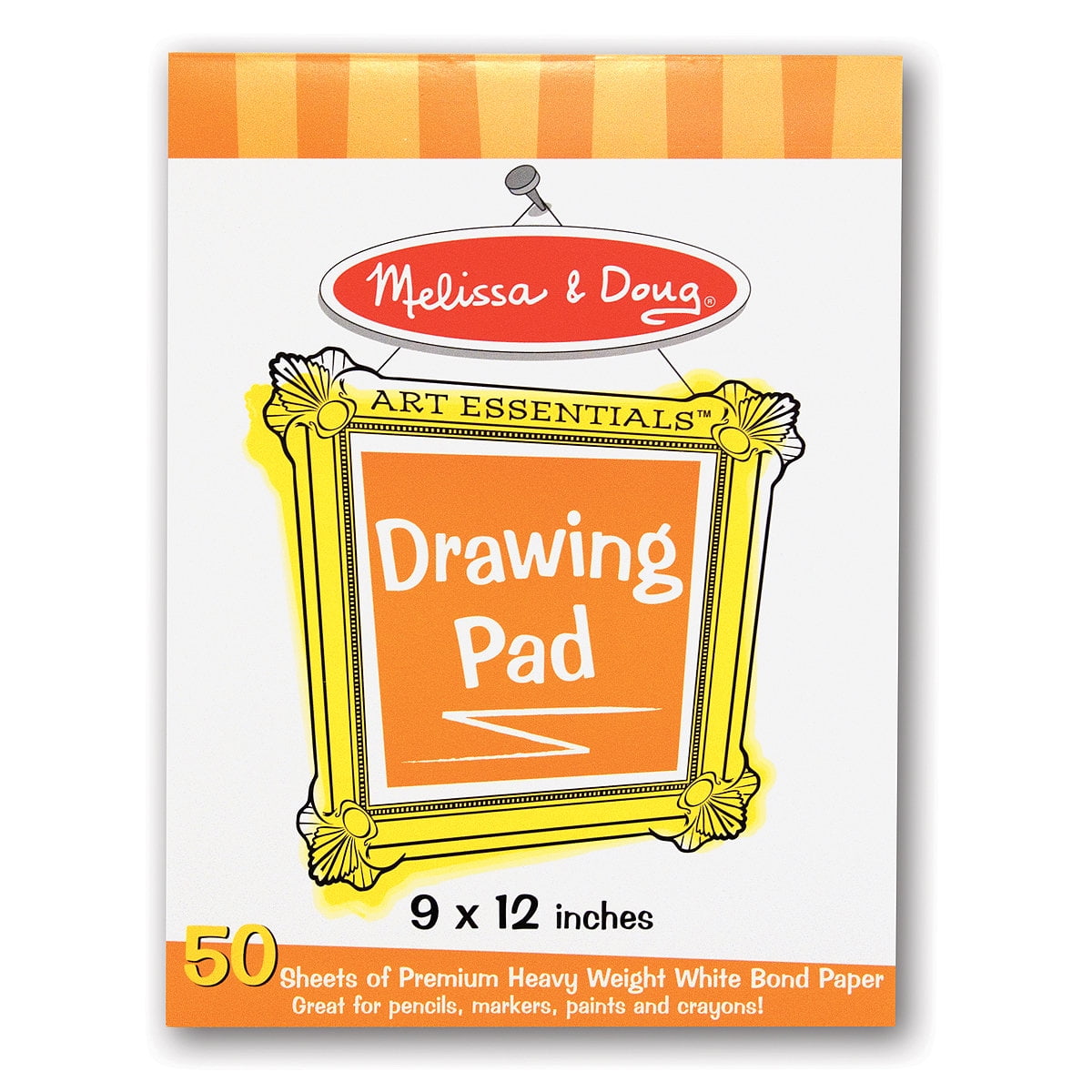 Melissa & Doug Sketch Pad (9 x 12 inches) - 50 Sheets, 2-Pack - Kids Drawing  Paper, Drawing And Coloring Pad Art Supplies, Free PDF Download - Learn  Bright