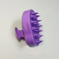 thumbnail image 5 of Miyuadkai Shampoo Brush Clearance Silicone Scalp Scrubber Scalp Brush Hair Wash Comb Shampoo Shower Bath Massage Brush Room Decor Purple, 5 of 5