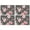 Pioneer Flower Floral-2, variant on Pioneer Flower Floral Print Pattern Summer Placemats Table Placemats Set Of 4-Linen Kitchen Washable Placemats Table Mats 12x18 Inch Non-Slip Heat Resistant