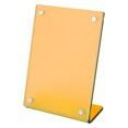 thumbnail image 2 of Photo Frame 3 Inch L Shaped Self Standing Self Standing Clear Acrylic Photo Frame Orange, 2 of 6
