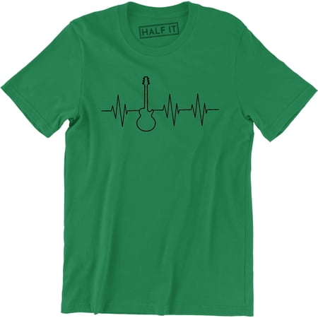 Heartbeat Guitar Music Festival Rock Group Famous Men s Tee Shirt