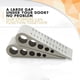 thumbnail image 5 of Tope de puerta [1,3 de alto] - Bonus Holders - Tope de puerta de goma de cuña de alta resistencia de primera calidad con soporte decorativo - Ideal para huecos de puertas grandes y pequeños - The I, 5 of 5