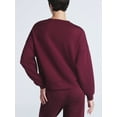 thumbnail image 5 of Scoop Women's and Women's Plus New Scubaknit Cropped Sweatshirt with Drop Sleeves, Sizes XS-4X, 5 of 6