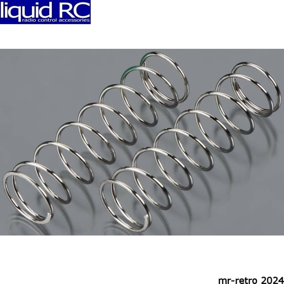 Tekno RC 6091 Shock Spring Set 1.6x8.5T 80mm Green 5.17lb/in